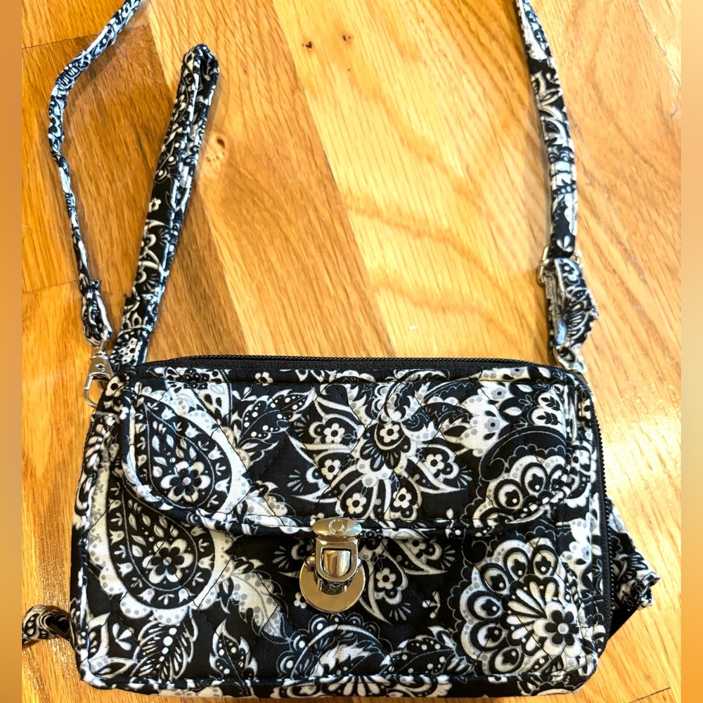 Black and White Patterned small Women's Bag/ Wallet